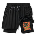 Japanese Cat Ramen Shorts for Summer