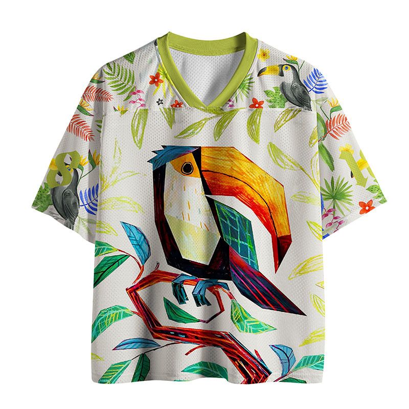 Breathable Unisex Mesh Jersey for Sports