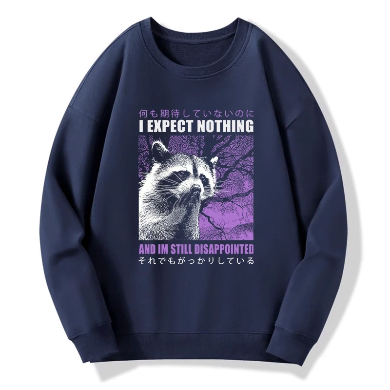 Kyoto-Lion Disappointed Raccoon Japanese Sweatshirt