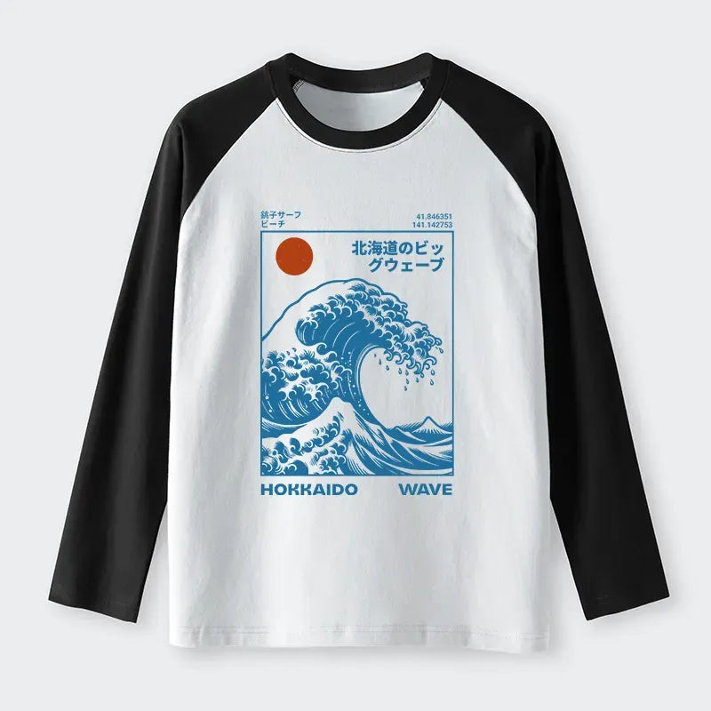 Hokkaido Wave Long Sleeve Unisex for Weekend