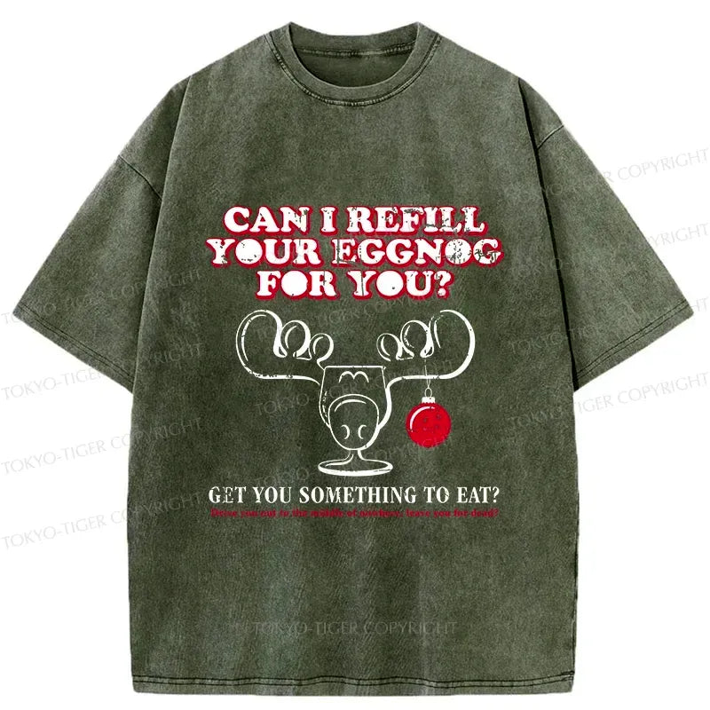 Funny Christmas Jokes Washed T-Shirt