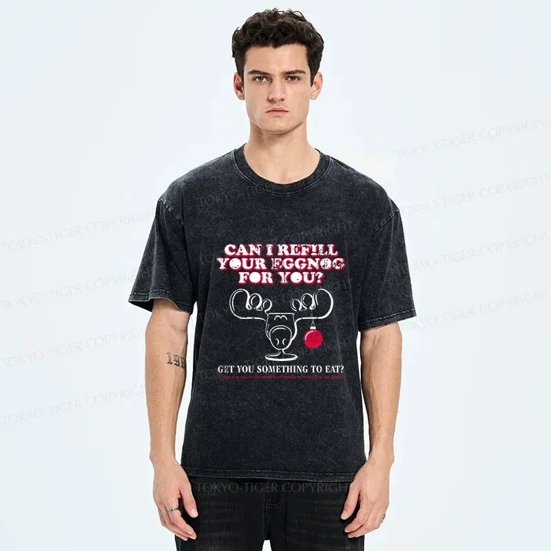 Funny Christmas Jokes Washed T-Shirt