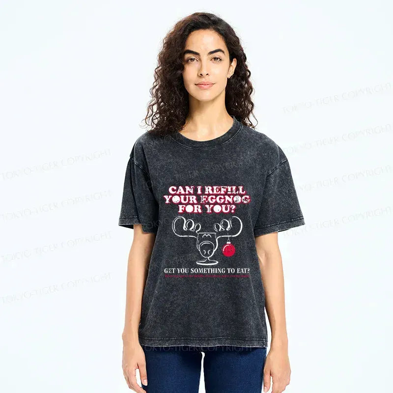 Funny Christmas Jokes Washed T-Shirt