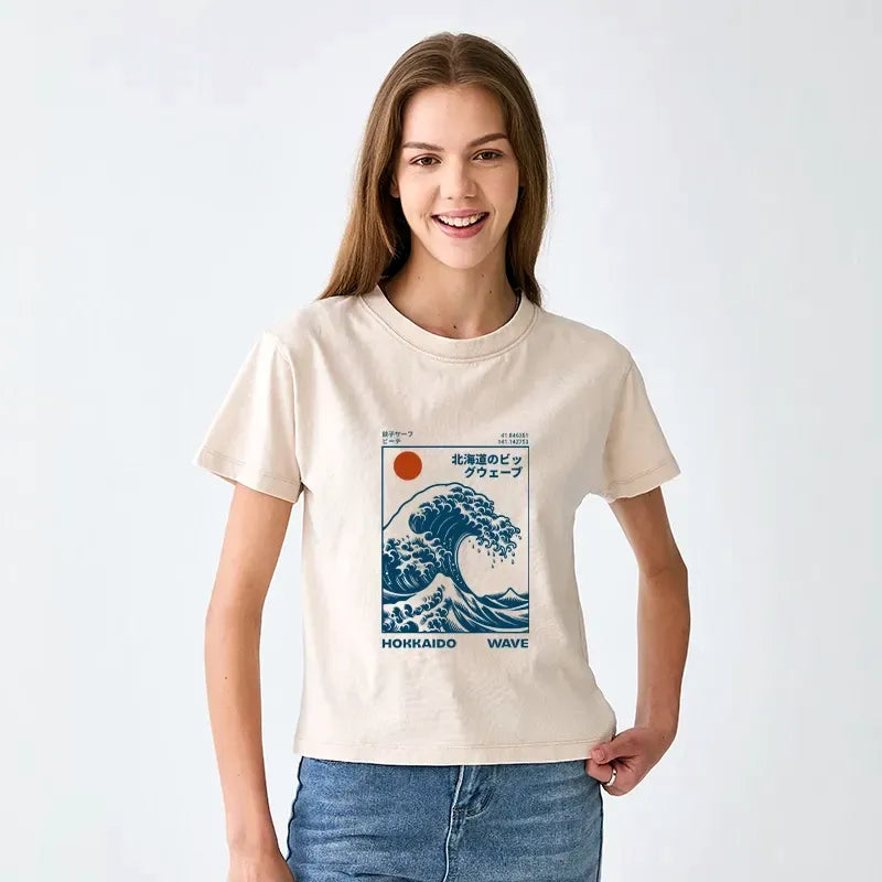 Kyoto Japan Retro Style Women's T-shirt