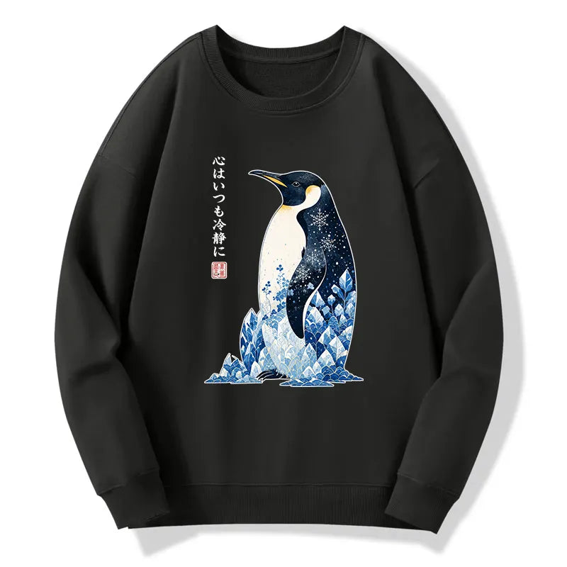 Kyoto-Lion Keep Calm Penguin Classic Sweatshirt