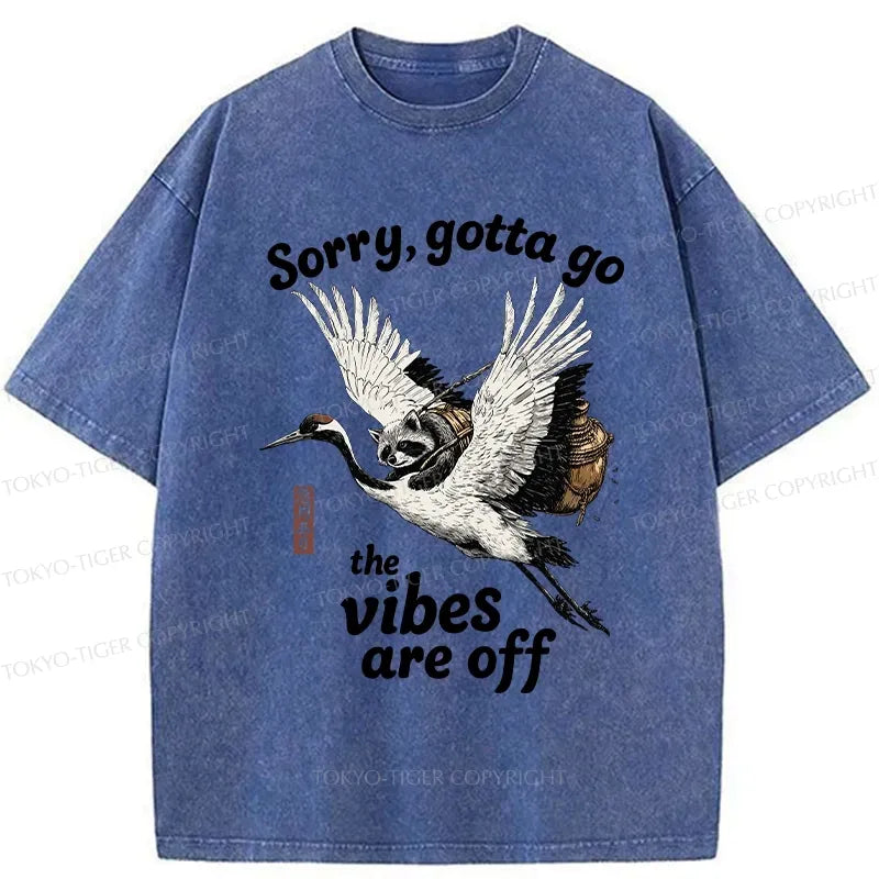 Washed Ukiyo-e T-Shirt for Summer
