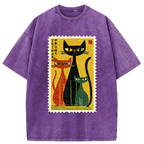 washed unisex cotton tee for daily wear