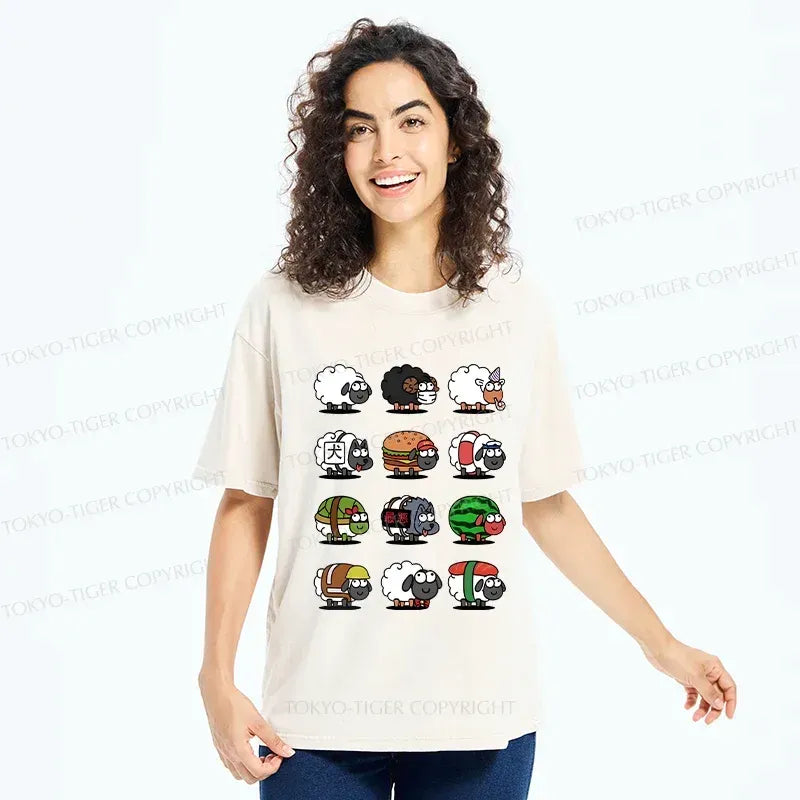 Kyoto-Lion Sheep T-Shirt on Sale