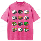 Kyoto-Lion Various Kinds Of Sheep Washed T-Shirt
