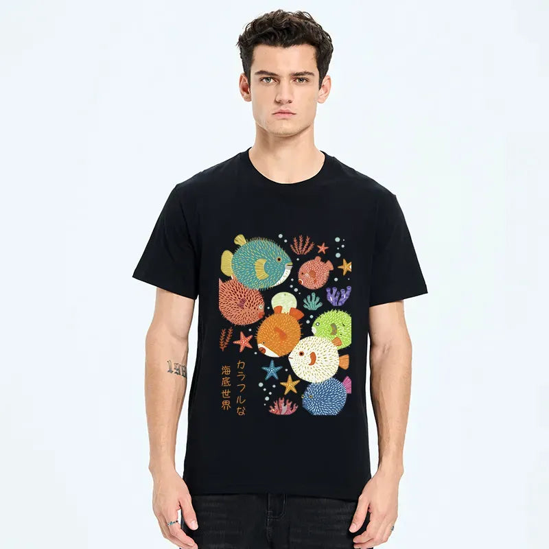 Japanese Kanji Fish T-Shirt