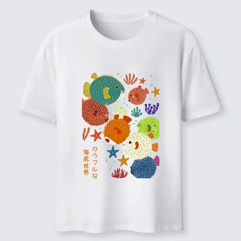 Japanese Kanji Fish T-Shirt