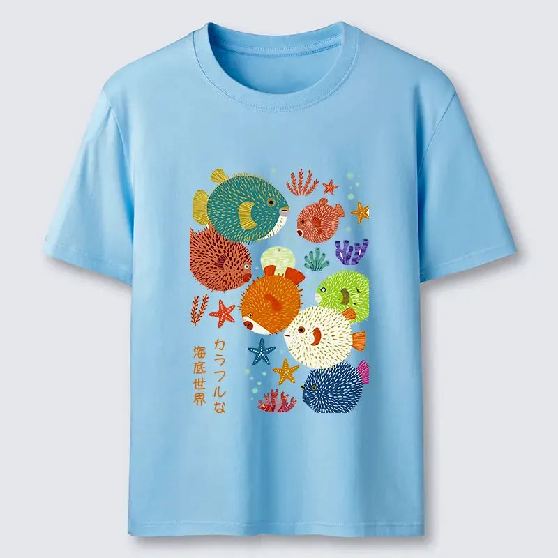 Japanese Kanji Fish T-Shirt