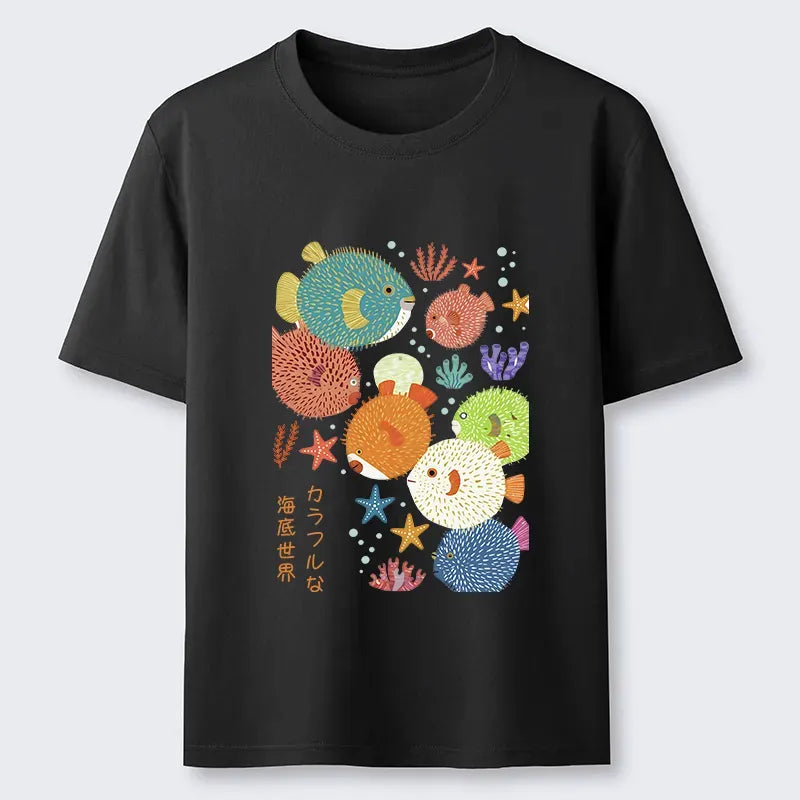 Japanese Kanji Fish T-Shirt