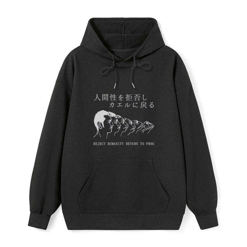 Classic Japanese Frog Hoodie for Daily Wear