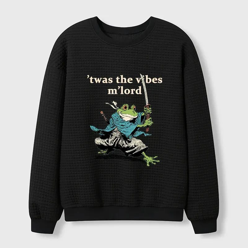 Funny Frog Samurai Sweatshirt for Anime Convention
