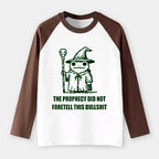 Funny Wizard Frog Raglan T-Shirt for Streetwear