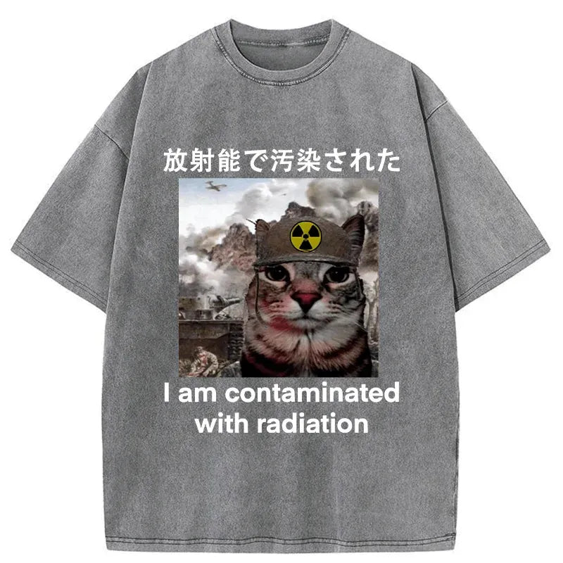 vintage Kyoto lion cat unisex tee