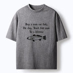 Washed unisex tee for daily wear