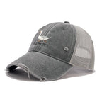 Japanese washed trucker cap for daily wear