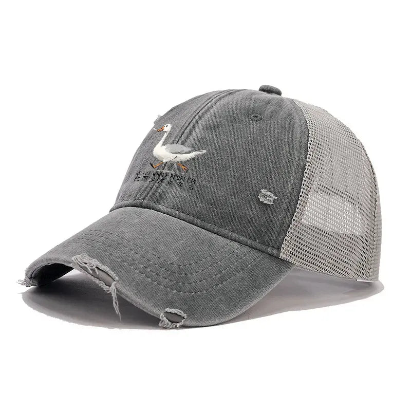 Japanese washed trucker cap for daily wear