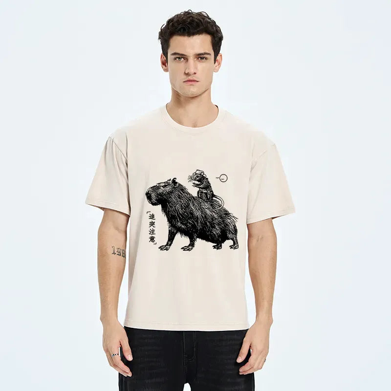 Funny Capybara T-Shirt Gift Idea for Her