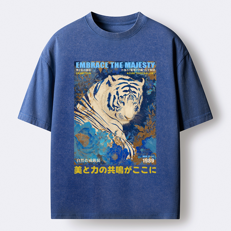 Vintage Japanese Tiger T-Shirt for Streetwear