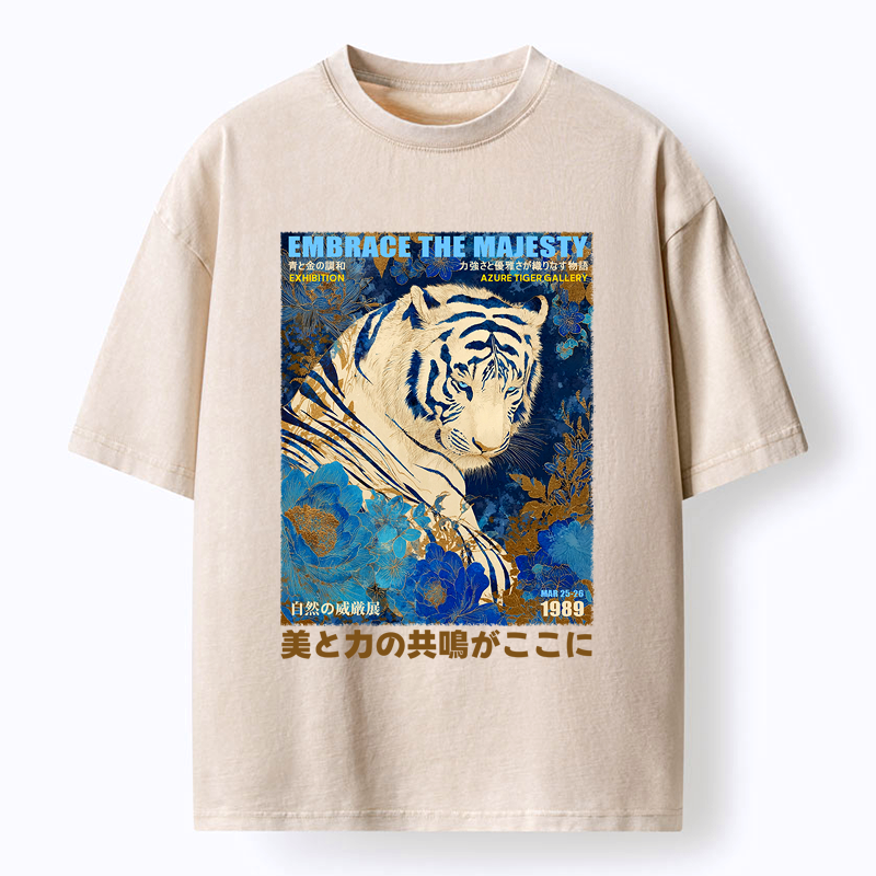 Vintage Japanese Tiger T-Shirt for Streetwear
