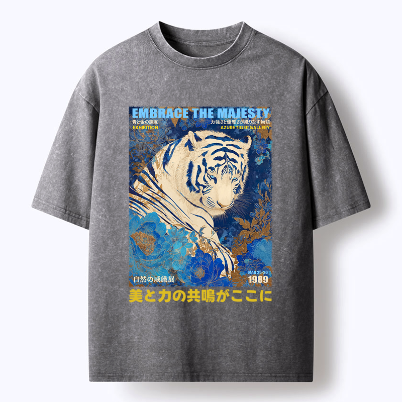 Vintage Japanese Tiger T-Shirt for Streetwear