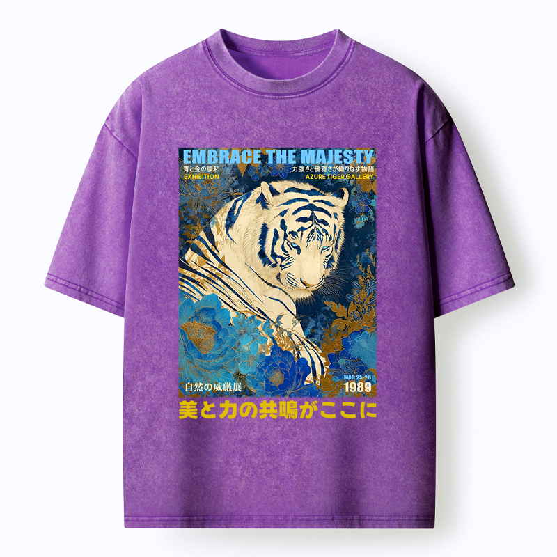 Kyoto-Lion The Regal Tiger Washed T-Shirt