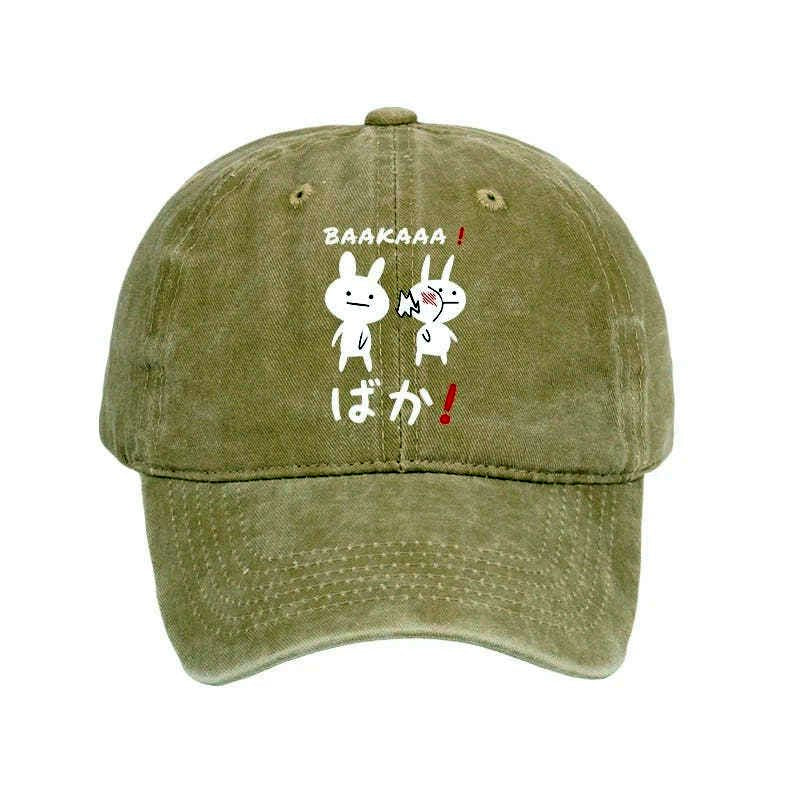best seller japanese anime washed cap