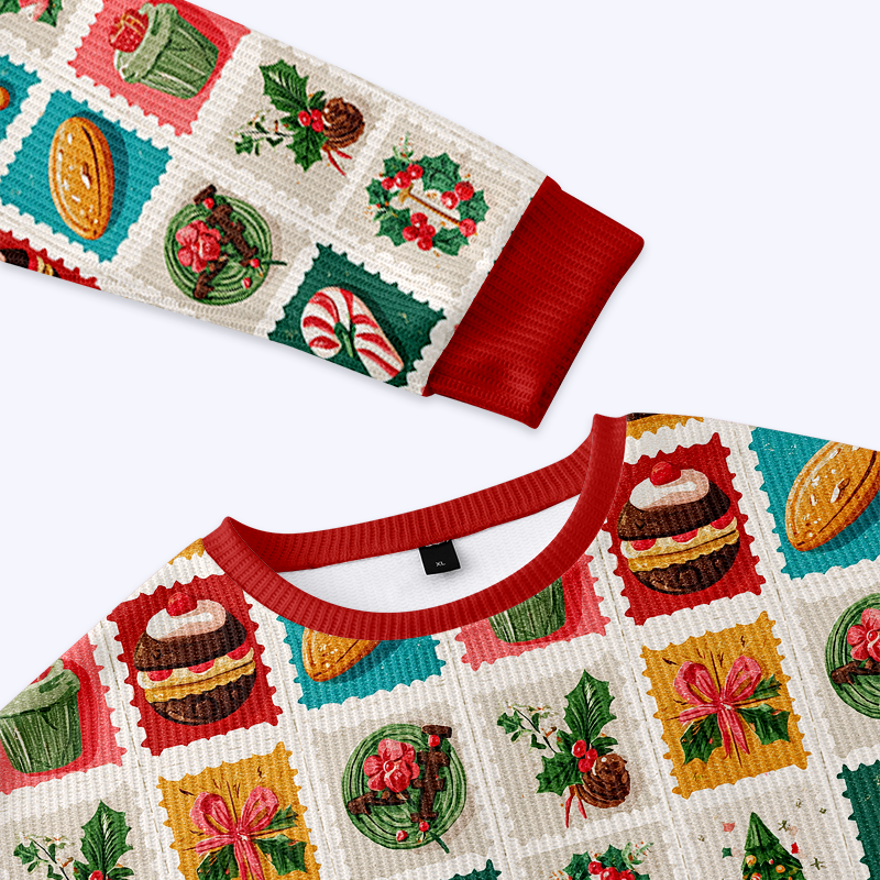 Japanese Christmas ugly sweatshirt for holiday party
