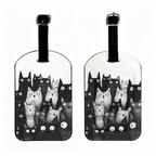 Kyoto-Lion The Judgmental Stare Of Cats Luggage Tag
