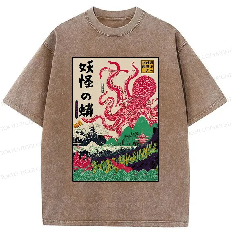 Retro Octopus T-Shirt for Streetwear Style