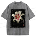 Unisex Cotton T-Shirt with Japanese Artwork