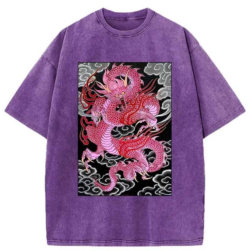 Pink dragon t-shirt gift for him