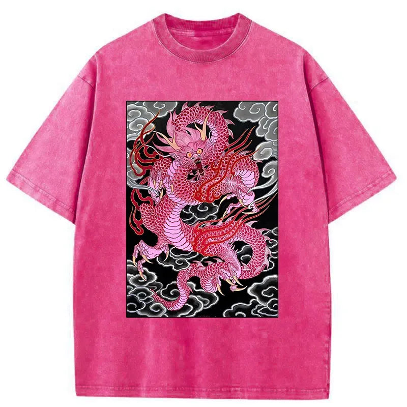 Pink dragon t-shirt gift for him