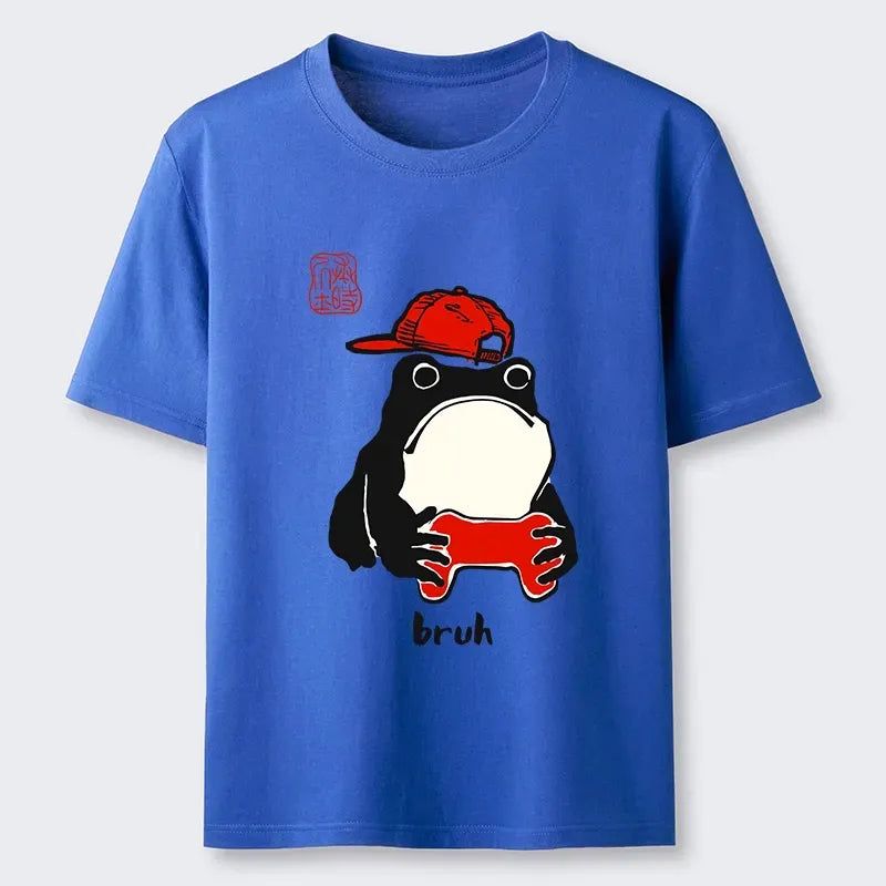 Kyoto-Lion Funny Meme Bruh Street Frog Classic T-Shirt