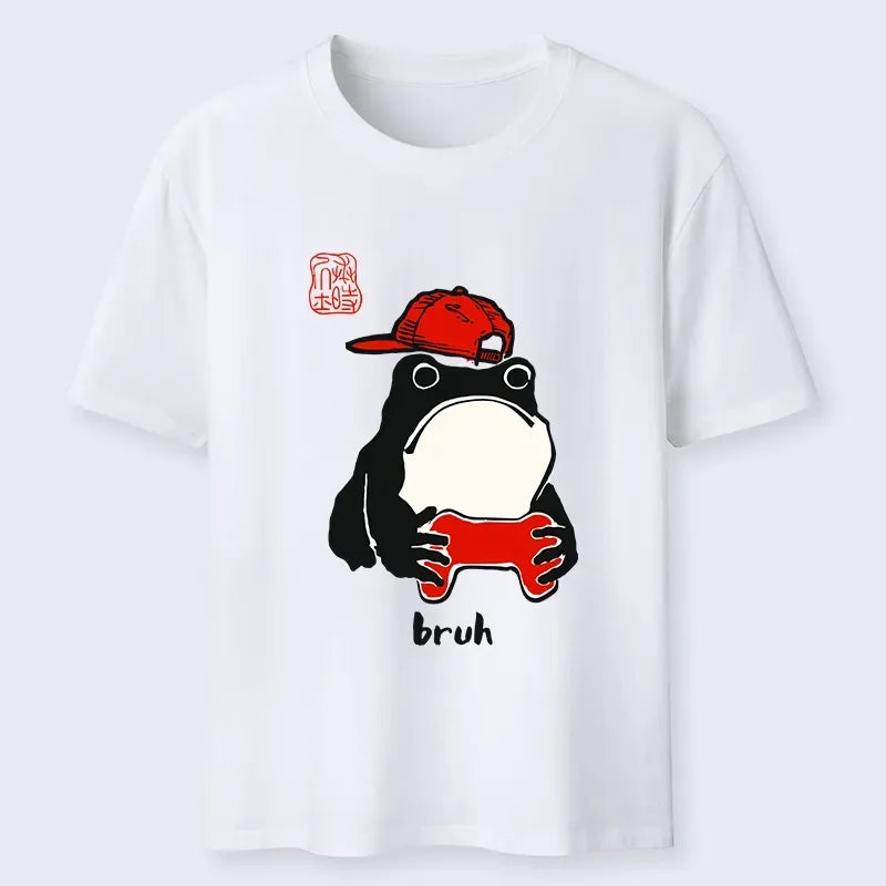 Funny Frog Street T-Shirt for Daily Wear