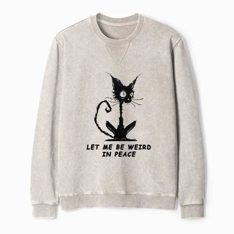 Strange Cat Sweatshirt for Anime Convention