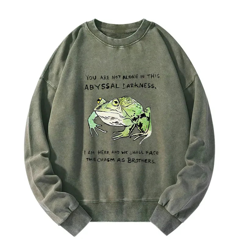 comfortable Japanese frog sweatshirt for gift