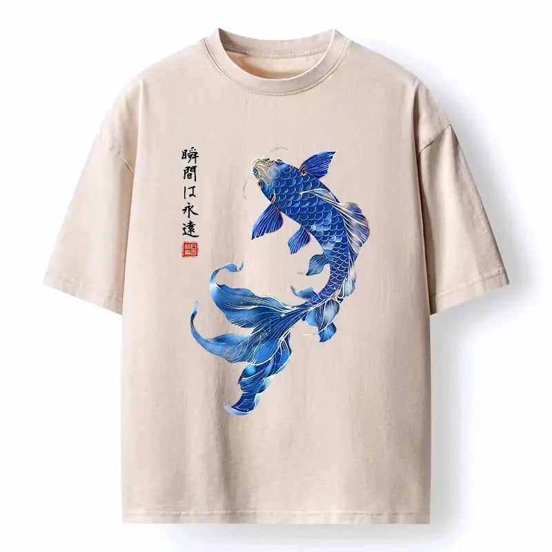 Lucky Blue Koi T-Shirt Limited Edition