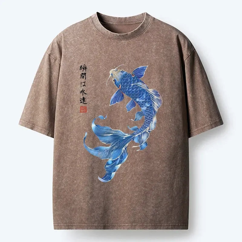 Lucky Blue Koi T-Shirt Limited Edition