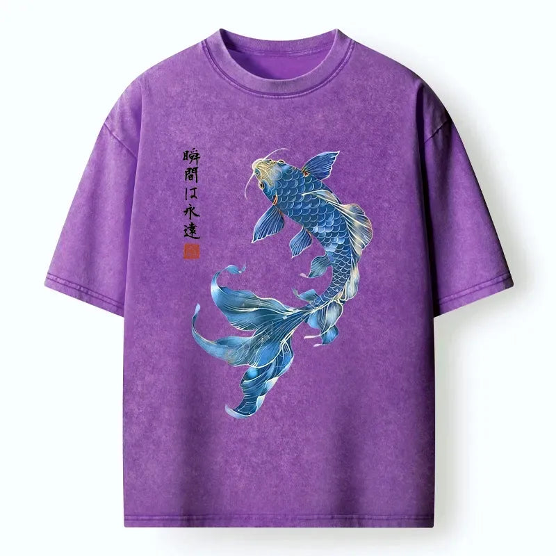 Lucky Blue Koi T-Shirt Limited Edition