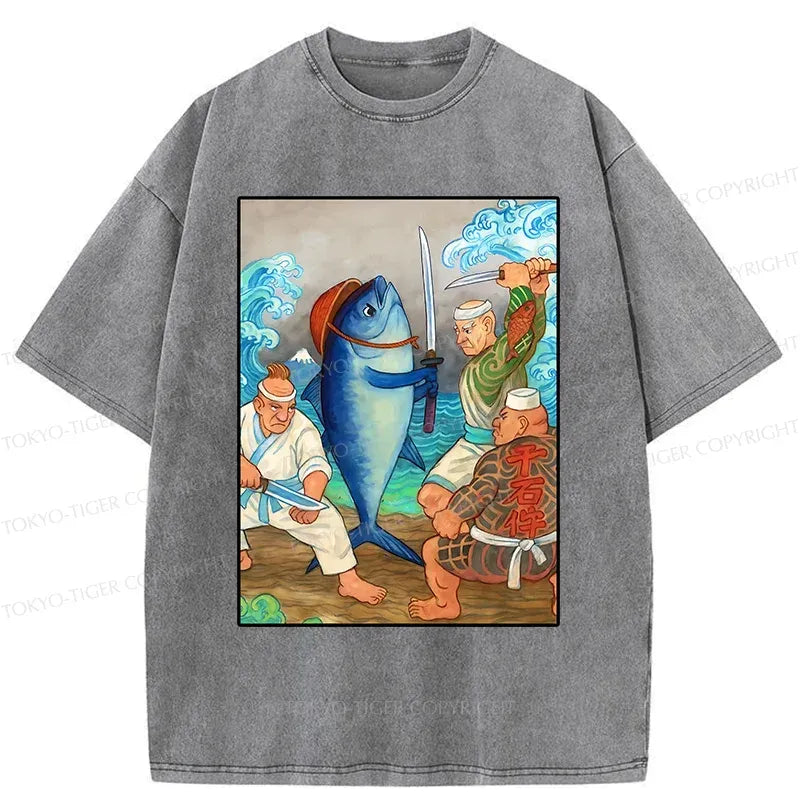 Vintage Ukiyo-e T-Shirt for Street Style