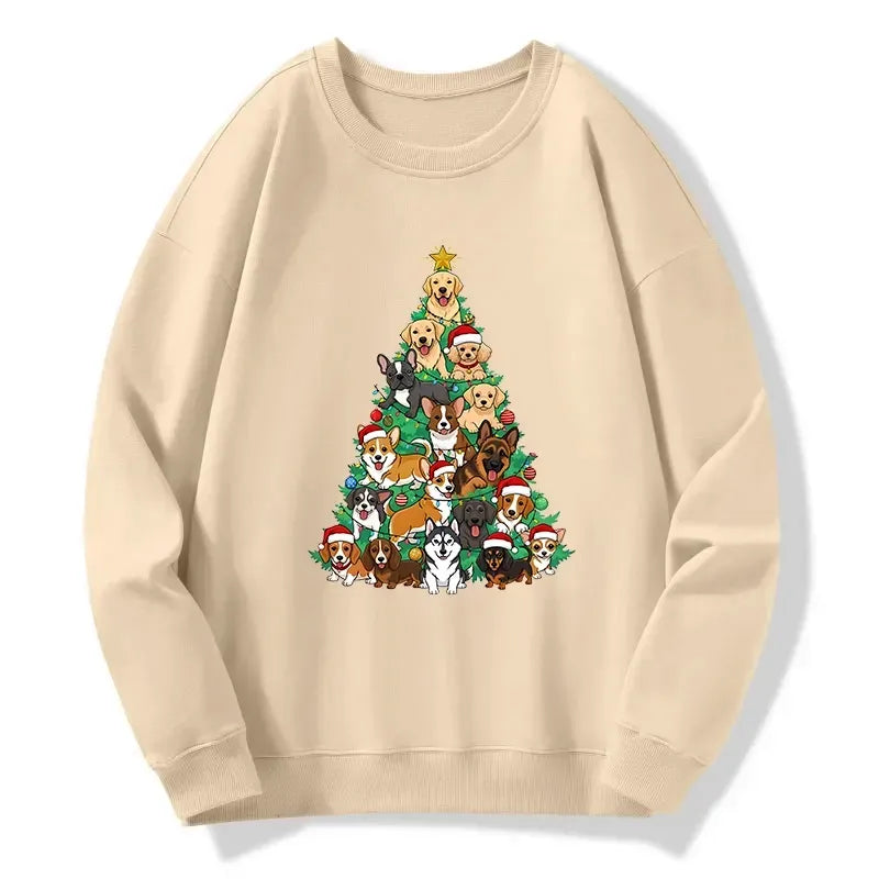 funny christmas dog sweatshirt for holiday