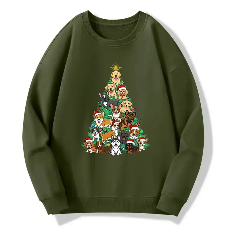 kyoto lion christmas tree sweatshirt on sale
