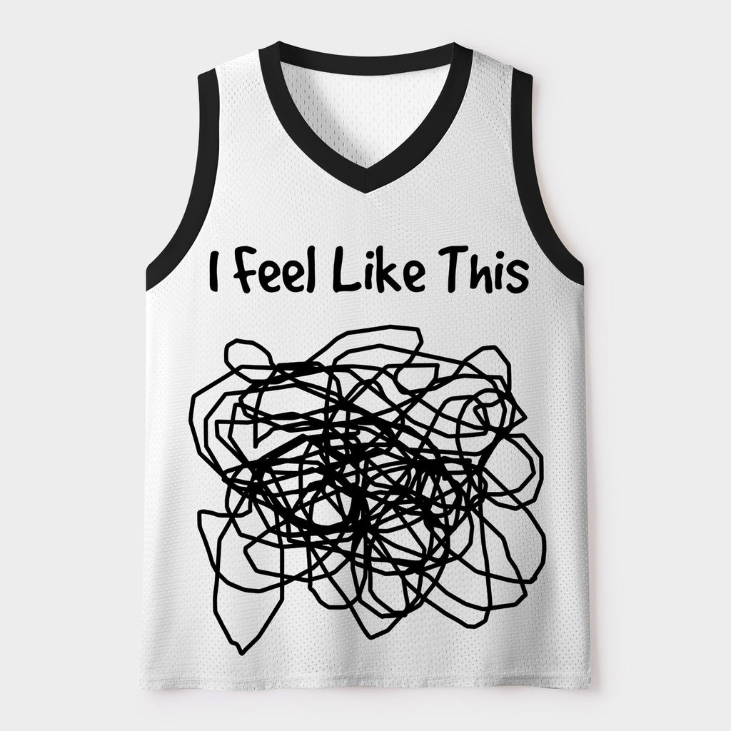 Kyoto-Lion This Is How My Brain Feels Mesh Tank Top