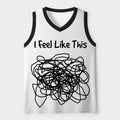 Kyoto-Lion This Is How My Brain Feels Mesh Tank Top