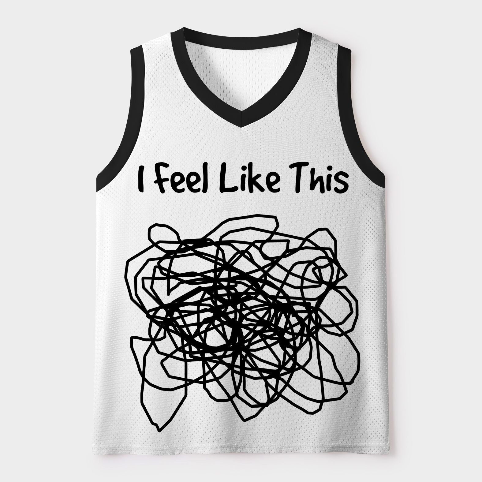 Kyoto-Lion This Is How My Brain Feels Mesh Tank Top