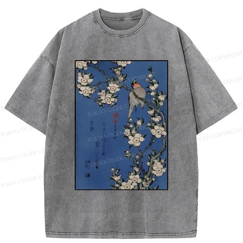 Japanese Bird Art T-Shirt Best Seller